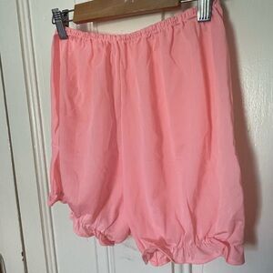 Vintage baby pink coral bloomers